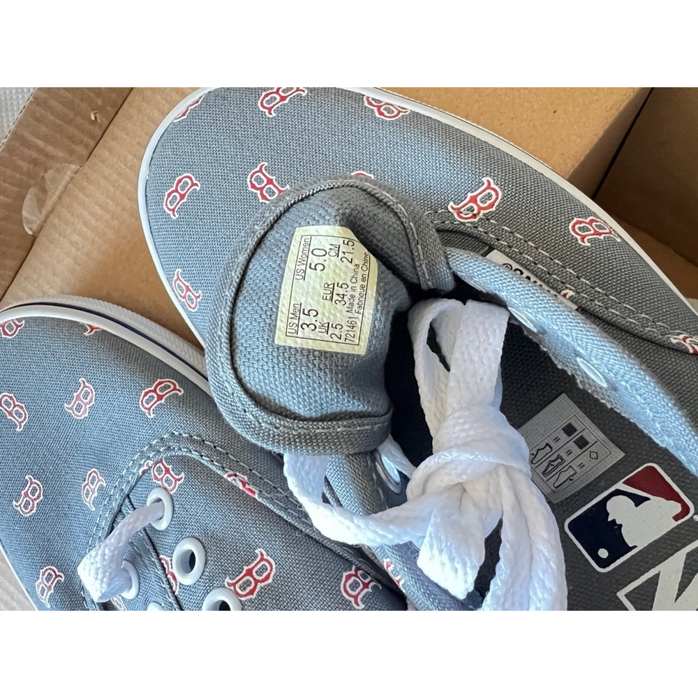 NIB Vans x Mlb Limited Edition Boston Red Sox Big Kid 3.5 /Womens Size 5 - Picture 8 of 12
